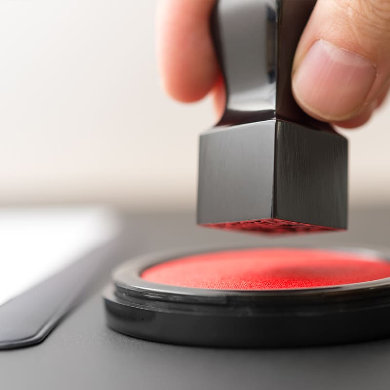 法人用の印鑑イメージ